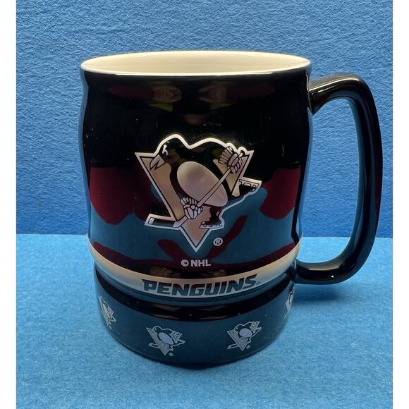 Pittsburgh Penguins Hockey 3D Tankard Coffee Tea Cup Mug Boelter Brands - Picture 1 of 8
